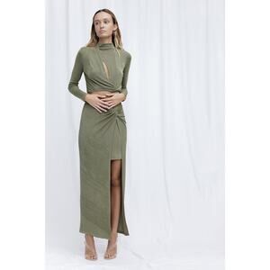 Significant Other Ivy City Cut Out Mock Neck Top - S